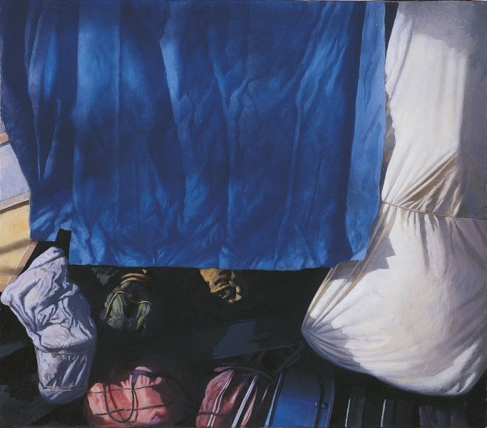 Cristóbal Toral - Composición con paño azul